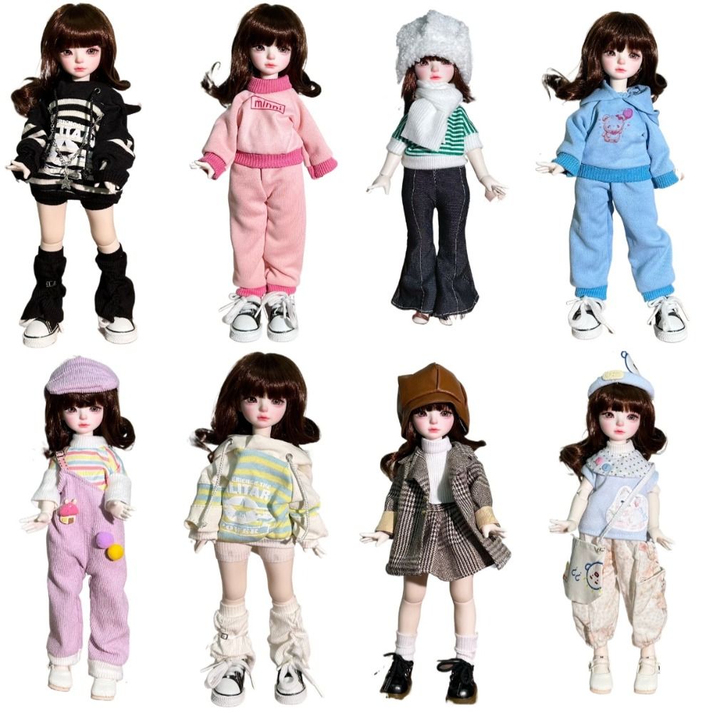 1/6 boneca bjd vestido boneca  - Bjd Doll 1 6 Full Set With Clothes avaliação e preço