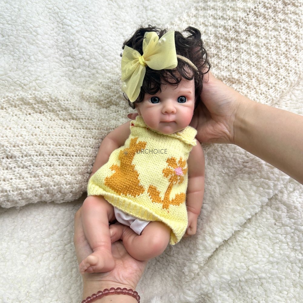 Mini bebê reborn Bettie de 12  - Reborn Baby Doll Silicone Realistic avaliação e preço