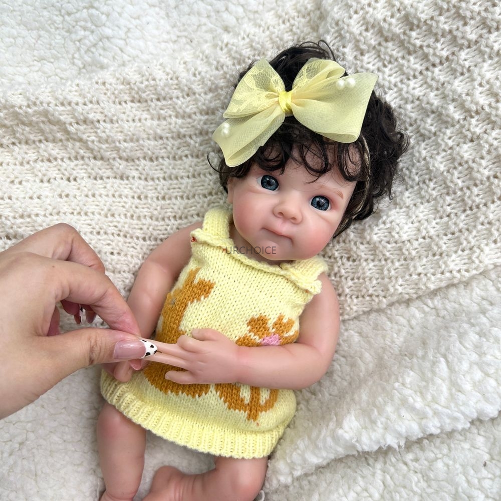Mini bebê reborn Bettie de 12  - Reborn Baby Doll Silicone Realistic avaliação e preço