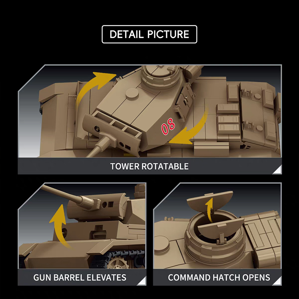 Blocos de Montagem do Tanque P - Lego Compatible Military Tank avaliação e preço